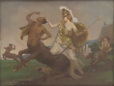 Palas Athena in Fight against Centaurs