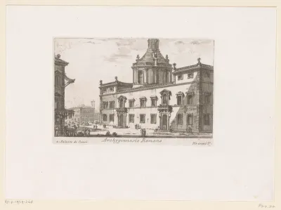 Palazzo della Sapienza met de Sant' Ivo alla Sapienza te Rome