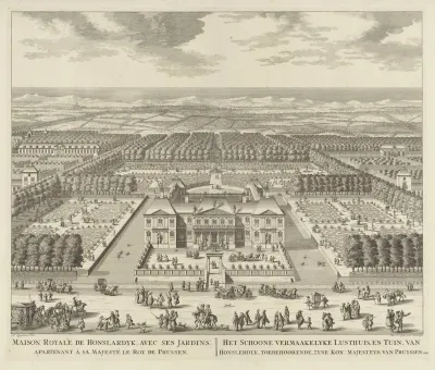 Paleis Honselaarsdijk in vogelvlucht