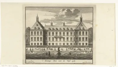 Paleis Honselaarsdijk van de westzijde