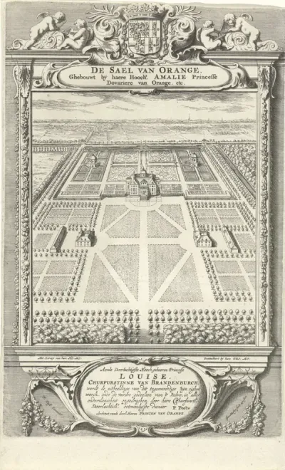 Paleis Huis ten Bosch in vogelvlucht