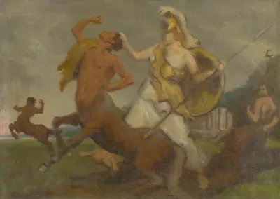 Pallas Athena Fighting Centaurs