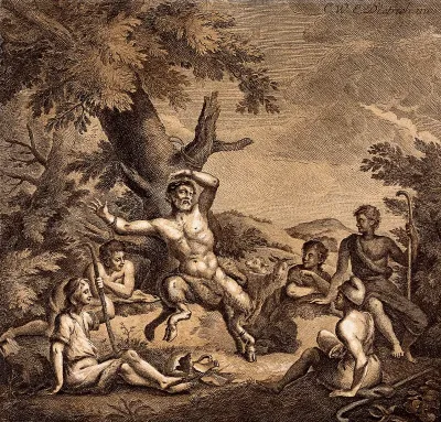 Pan. Etching after C.W.E. Dietrich
