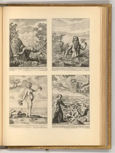 Pan; Glaucus; Clytie; Niobe
