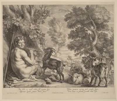 Pan Playing the Flute