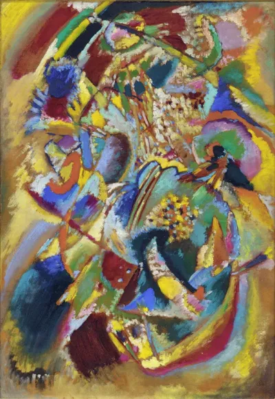 Panel for Edwin R Campbell No. 4, Painting by Vassily Kandinsky