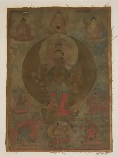 Panel from Painting of a Thousand-Armed Guanyin