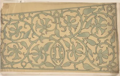 Panel of Ornament, possibly Metalwork