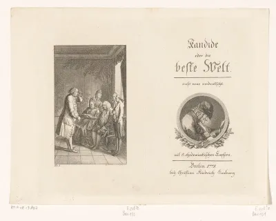 Pangloss voor Candide en de familie van de baron