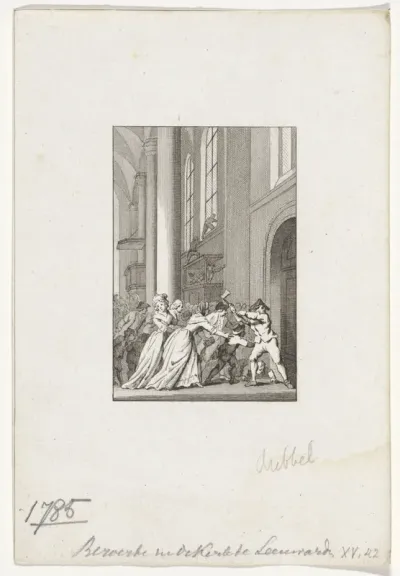 Paniek in de Grote Kerk te Leeuwarden, 26 januari 1785