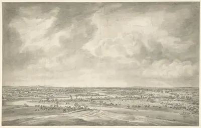 Panorama of the Lower Rhine, Looking East from the Heimenberg, near Rhenen