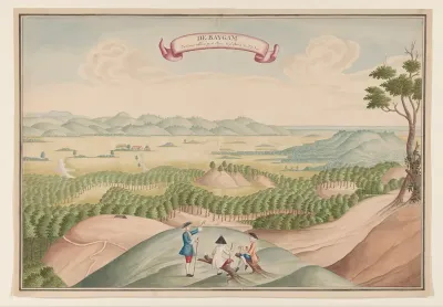 Panorama van de Baygam vanaf de Peperberg