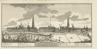 Panorama van Groningen