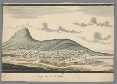 Panorama van Kaapstad (middenblad)