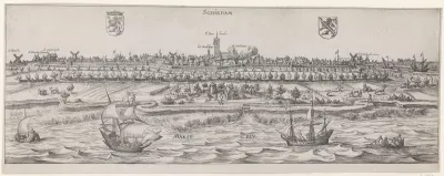Panorama van Schiedam, 1598