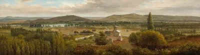 Panoramic Landscape near the River Moselle