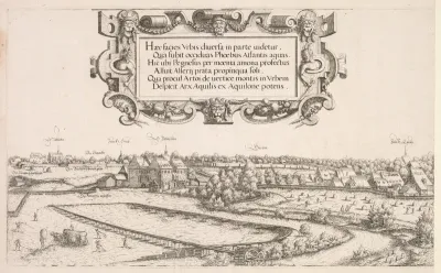 Panoramic View of Nuremberg:  Left Portion