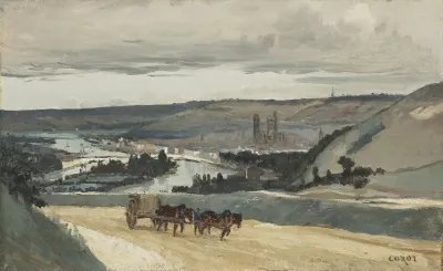 Panoramic View of Rouen