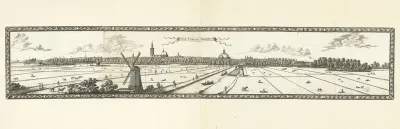 Panoramisch gezicht op Den Haag