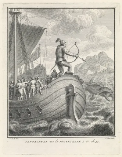 Pantagruel doodt de monsterlijke walvis