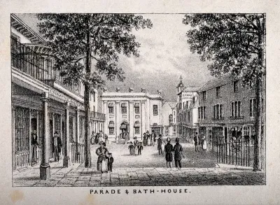 Parade and Bath-House, Tunbridge Wells, Kent