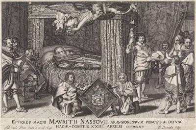 Paradebed van Prins Maurits, 1625