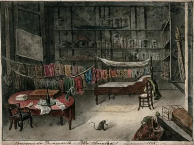 Paramaribo, Surinam: the room of a natural historian
