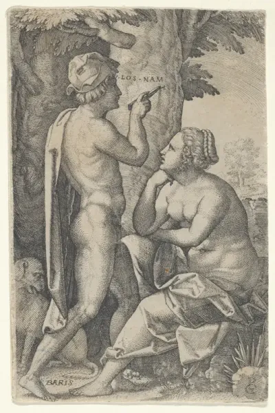 Paris and Oenone, from "The Greek Heroines"