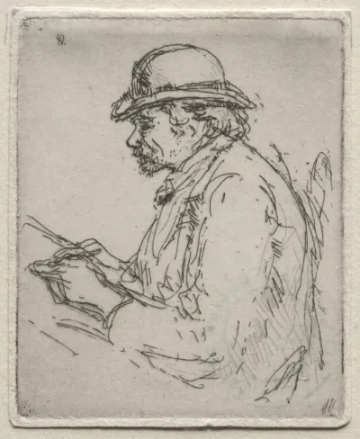 Paris:  Café Artist