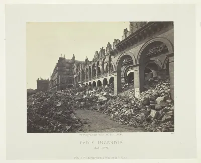 Paris Fire (Ministry of Finance), from the series "Paris Incendié"