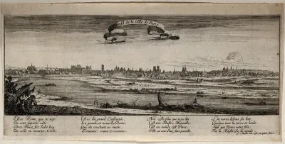 Paris from the bank of the Seine
