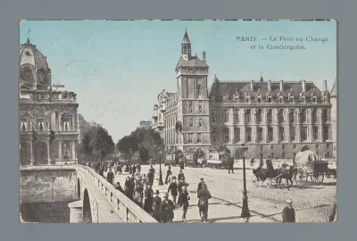 Paris - Le Pont-au-Change et la Conciergerie