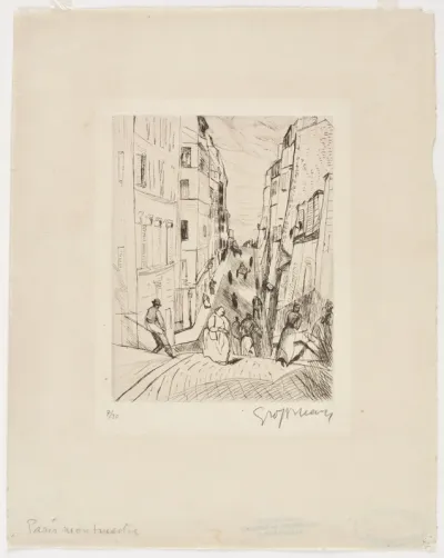 Paris Montmartre (Rue Berthe)
