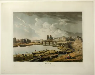 Paris, Notre Dame prise de L'Ile Louvier