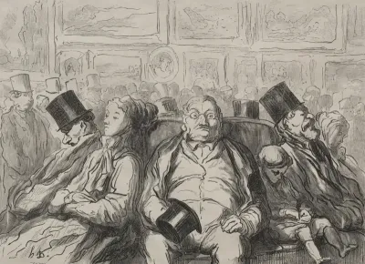 Paris, The Great Art Exhibition: A Moment of Rest in the Salon Carré