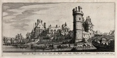 Paris: the Hôtel de Nevers (left) and the Tour de Nesle (right)