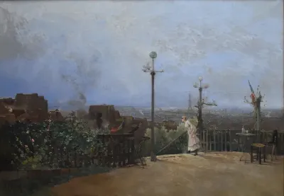 Paris, vu des hauteurs de Montmartre
