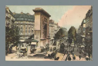 Paris (Xe). - Le Boulevard Saint-Denis