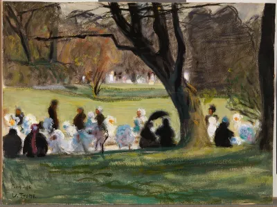 Park Scene from Paris