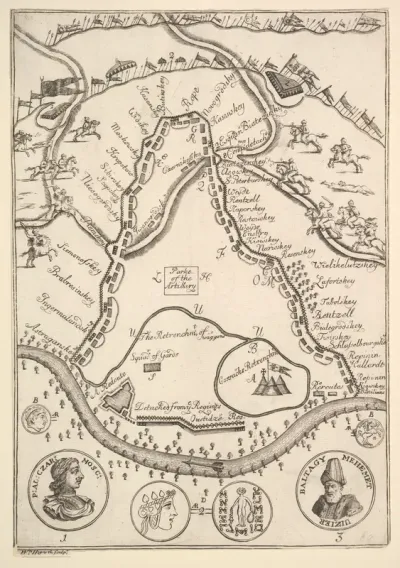 Parke of the Artillary (Aubry de La Mottraye's "Travels throughout Europe, Asia and into Part of Africa...," London, 1724, vol. II, pl. 26B)
