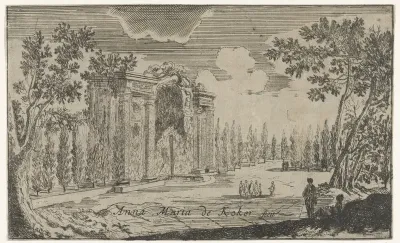 Parkgezicht met fontein