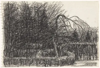 Parklandschap met hagen