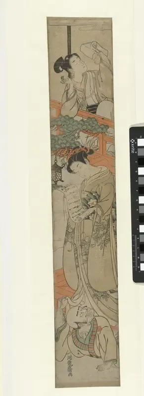 Parodie op de zevende akte van het Chushingura toneelstuk