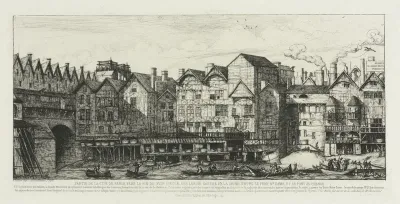 Part of the City of Paris at the End of the Seventeenth Century