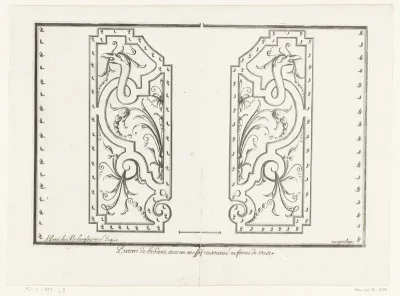 Parterre met broderiemotieven