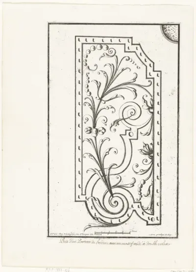Parterre met broderiemotieven