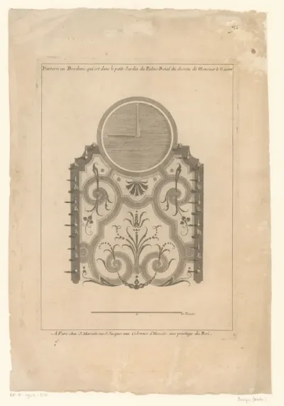 Parterre met fontein