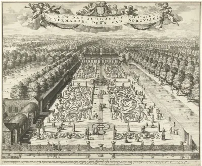 Parterretuin op Zorgvliet