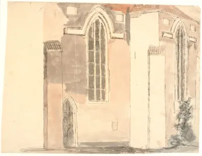 Parti af St. Hans' kirke i Odense