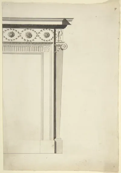Partial Design for a Chimneypiece